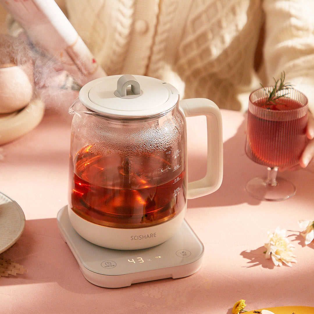 Steam Spray Type Health Pot Thickened Glass for The Teapot Mini Electric  Kettle Boil Tea Ware