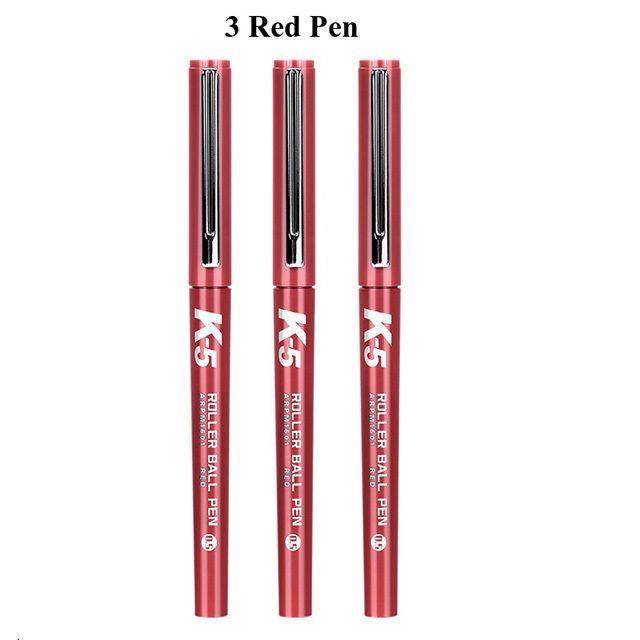 3 stylo rouge