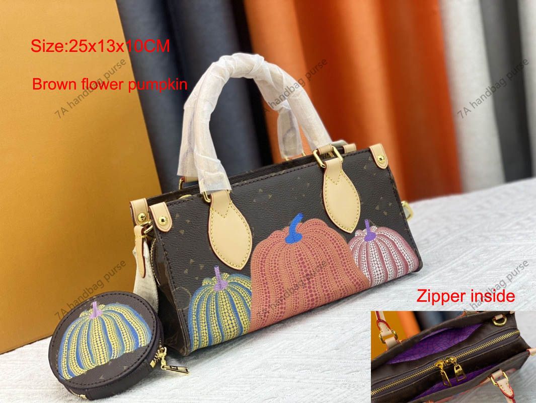 M46653 Brown flower pumpkin 25CM