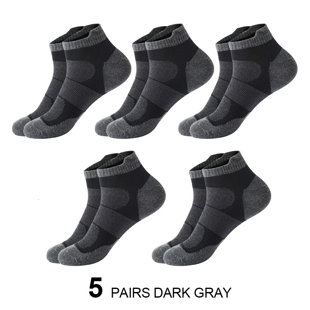 5 paires gris foncé