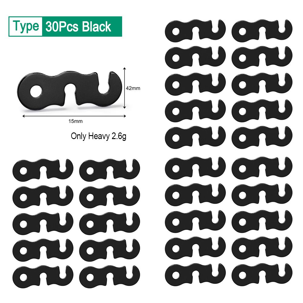 30pcs Black