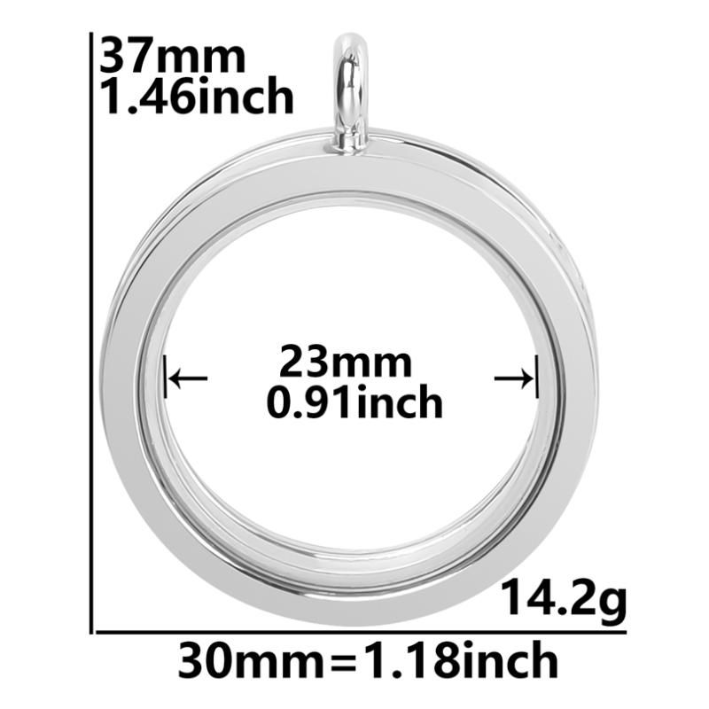 30 mm silver