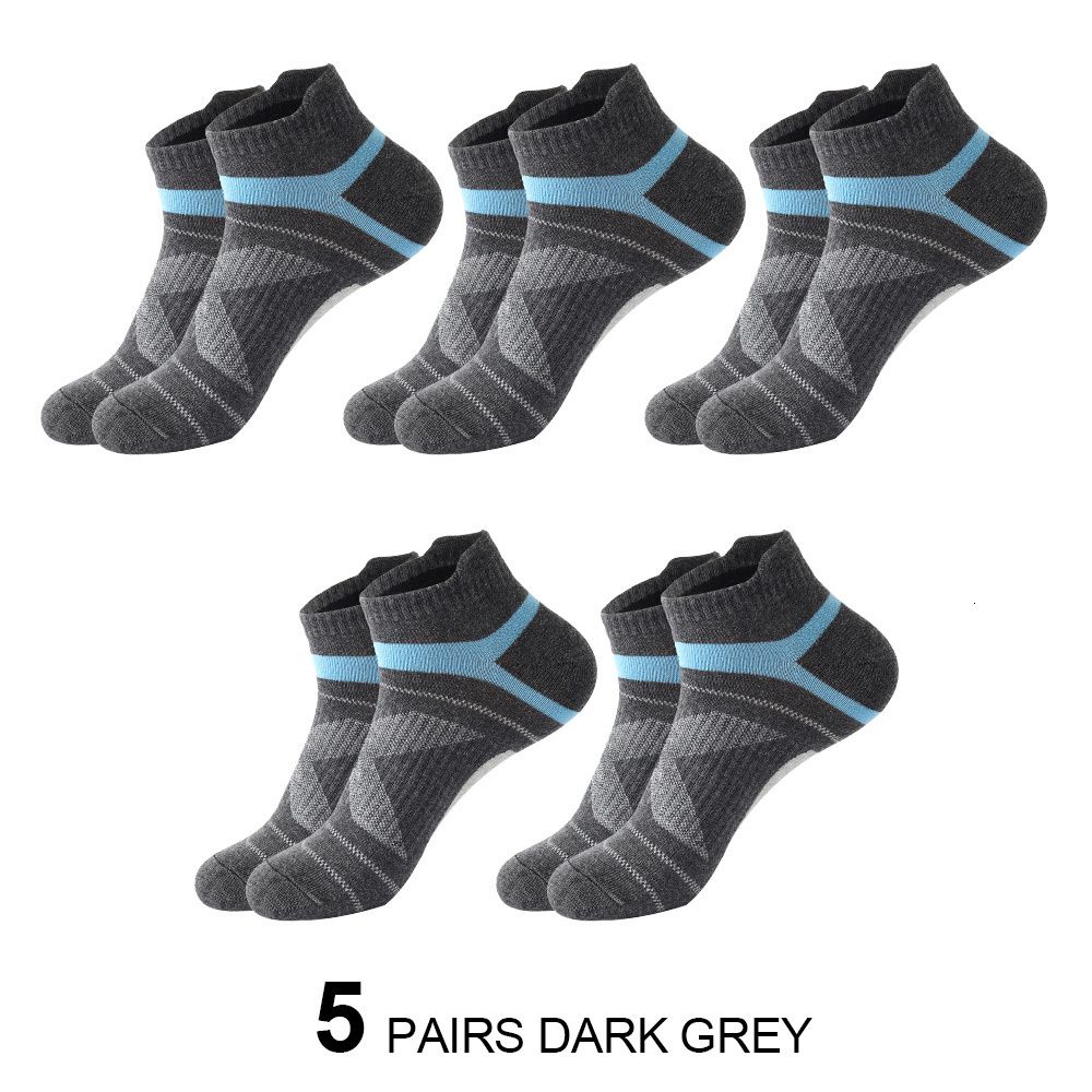 5 paires gris foncé