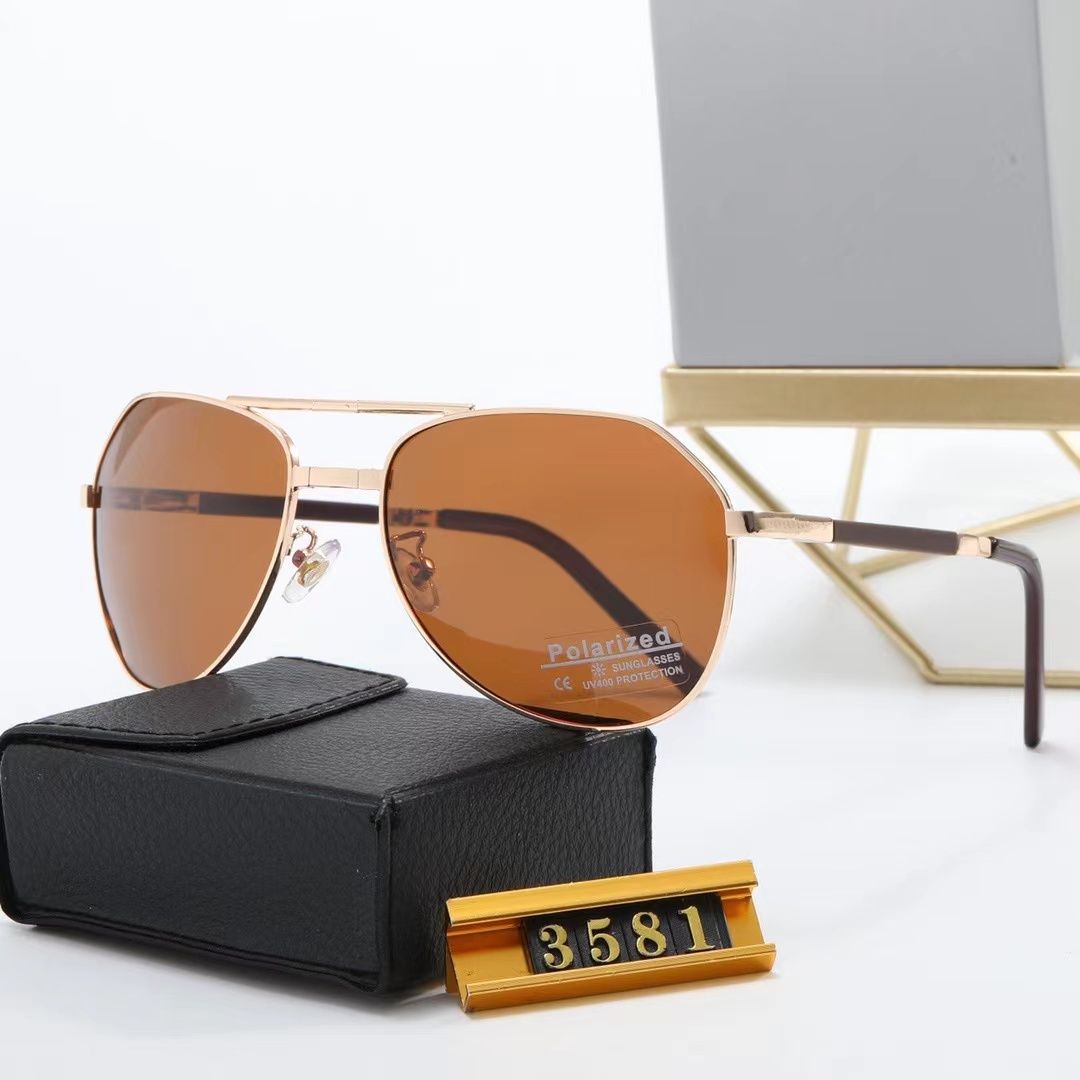 Moda Classico Designer Per Uomo Donna Occhiali Da Sole Polarizzati Pilota Occhiali Da Sole Oversize UV400 Occhiali Montatura In PC Polaroid_voghion.com