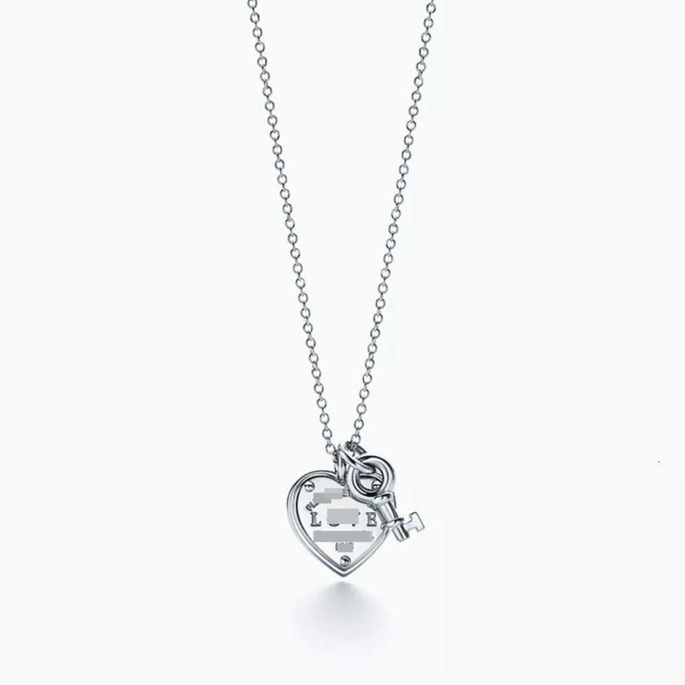 Rivetto Cuore Chiave-925 Argento