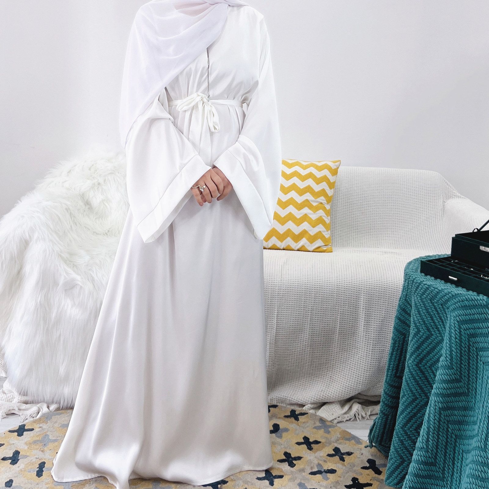 White Abaya-XXL