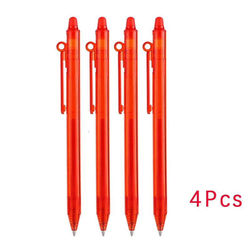 4pcs Red Pen