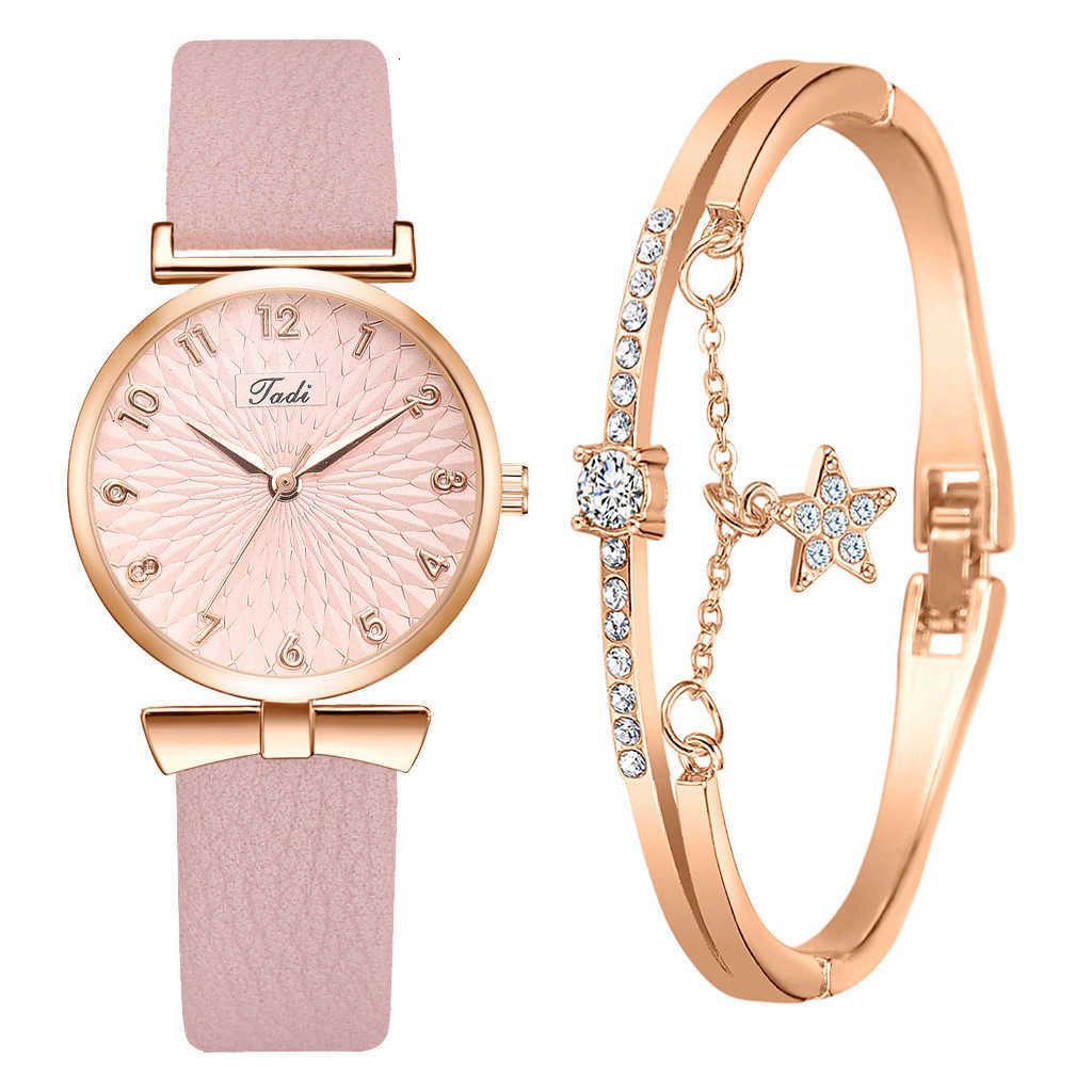 Orologio rosa + braccialetto