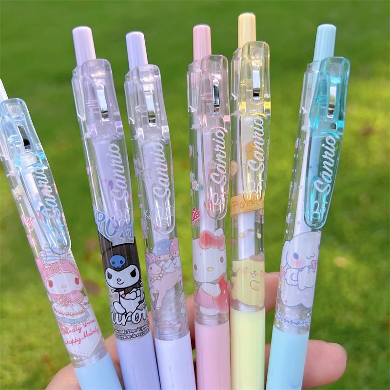 12 Pcs 0.5mm Fine Tip Gel Pen Japanese Style Smooth Writing Color Gel Ink  Pens Set for School Stationery Supply