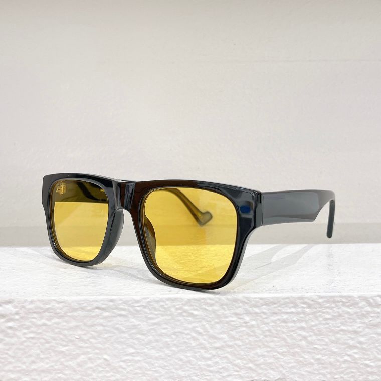 Cadre noir Lens jaune