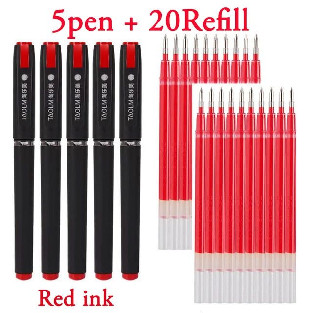 5 penna 20 Påfyllning röd