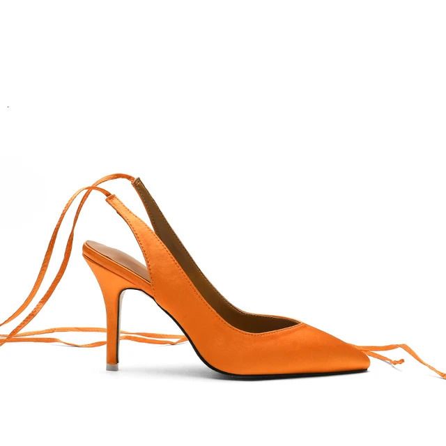 orange heel 9cm