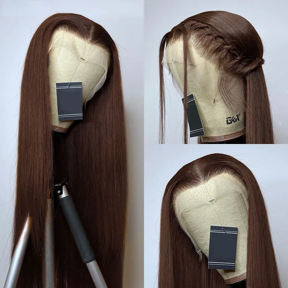 30 Inch Highlight Wig Human Hair Hd Lace Frontal Wig view 2
