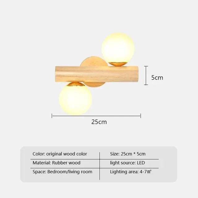 WL522 Rubber wood warm light China