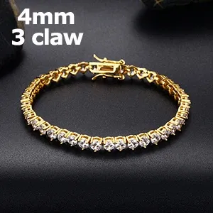 7 cali Chiny 3 Claw Gold