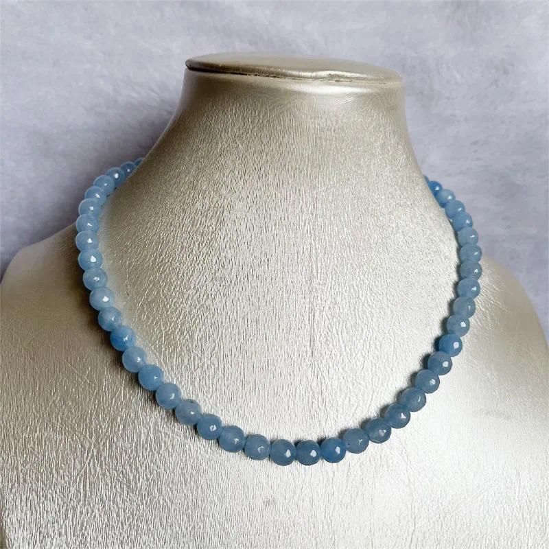 40cm 8mm Aquamarine