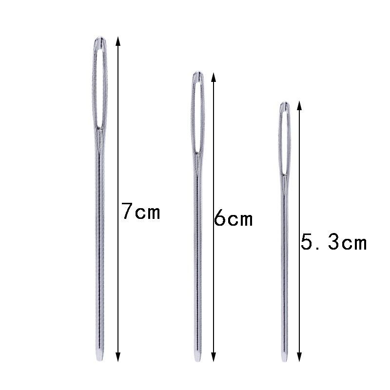 Darning Needles 9 Pcs. Embroidery Needles Set Large Eye Blunt Needle Steel  Sewing Needles With Point And Extra Large Eye (5.3Cm, 6Cm, 7Cm) In Storage  Tube 