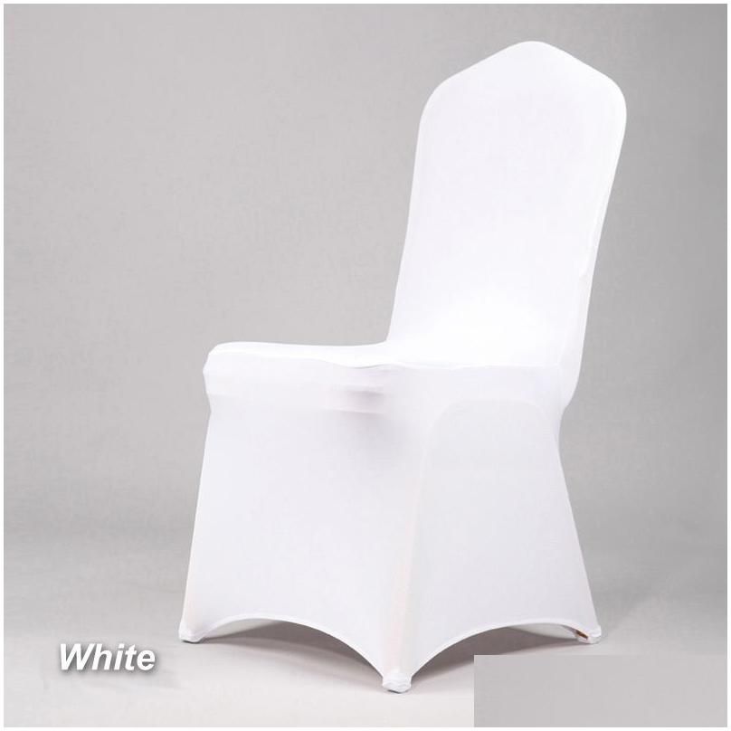 Białe Krzesło Cover-100PCS Chair Cover