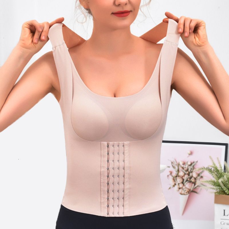 Women Shapewear Padded Tummy Control Tank Top Slimming