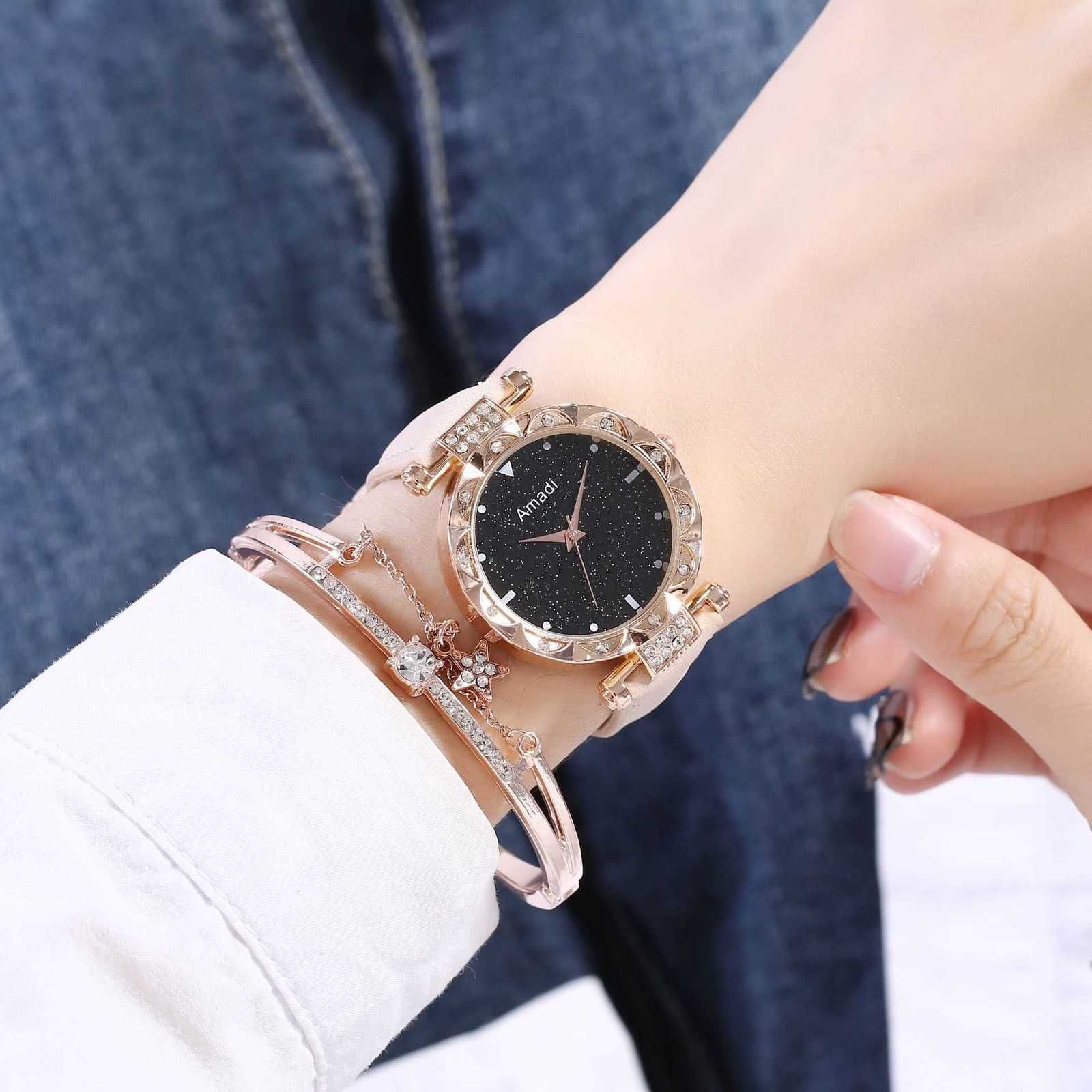 Beige Watch + Bracelet