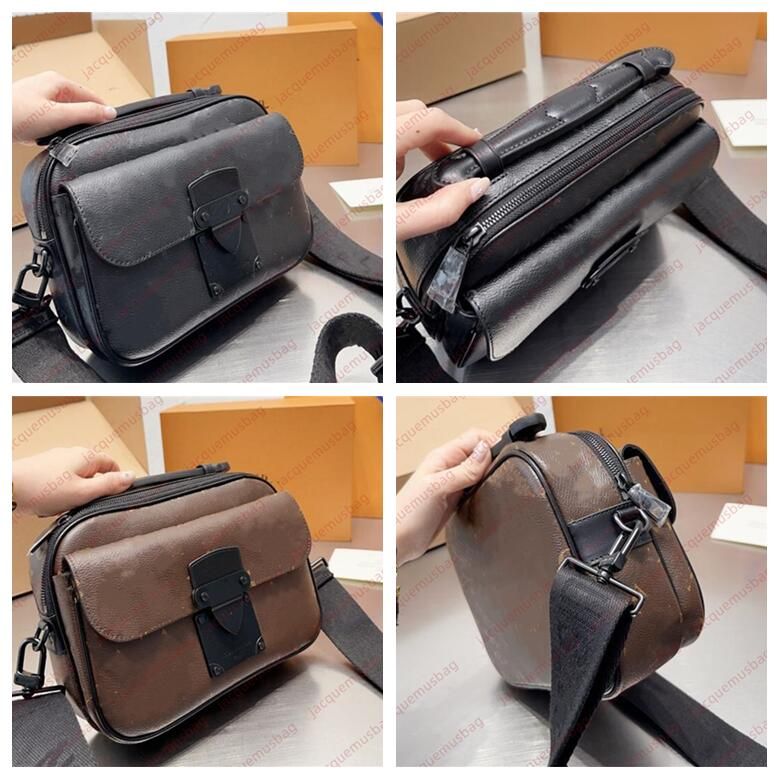 Men S Lock Messenger Bag Handbags Mailman Bags Designer Shoulder