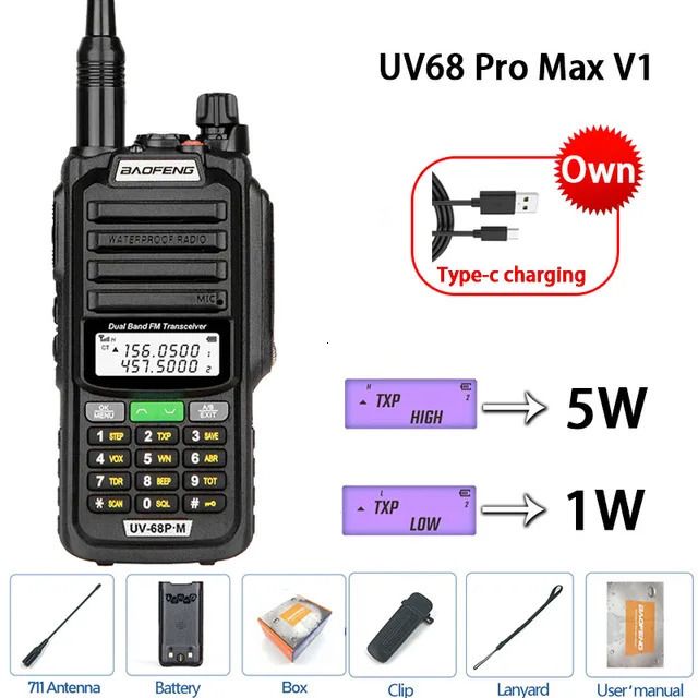 V1 Siyah 1-USB fişi