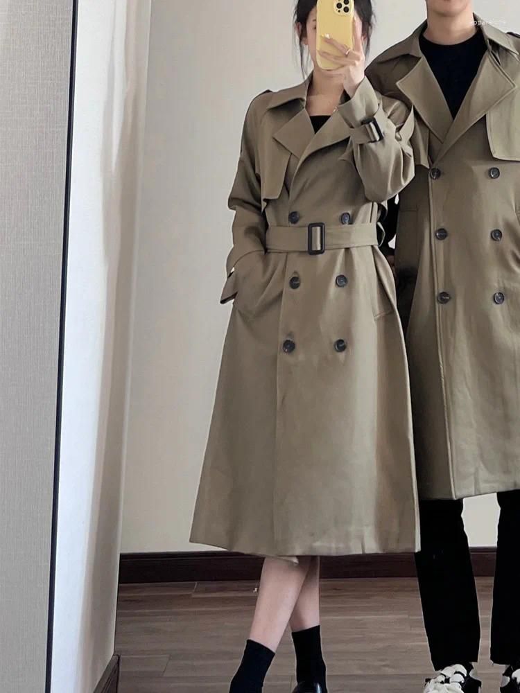 Lange trenchcoat