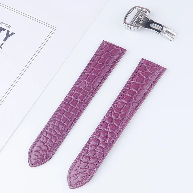 Boucle en argent violet-20