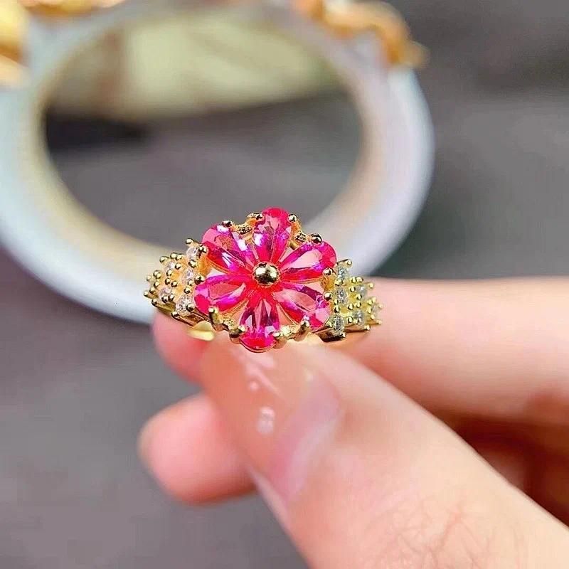 Pink Topaz Platinum-Plated