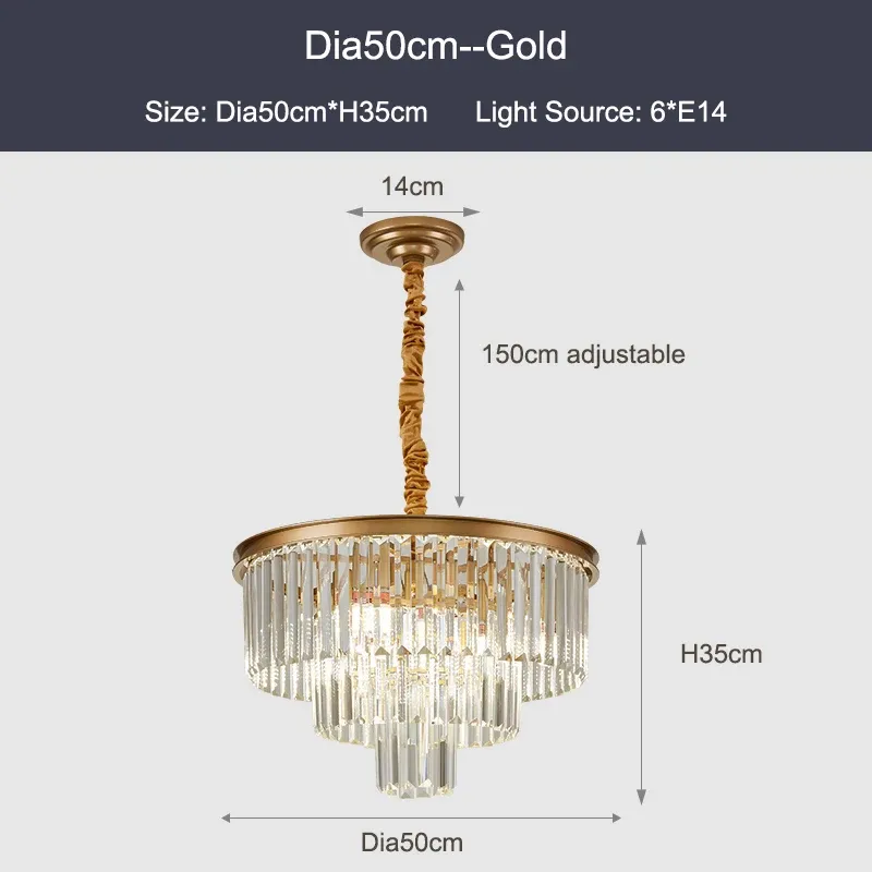 Lumière chaude 3000K Non dimmable Dia50cm