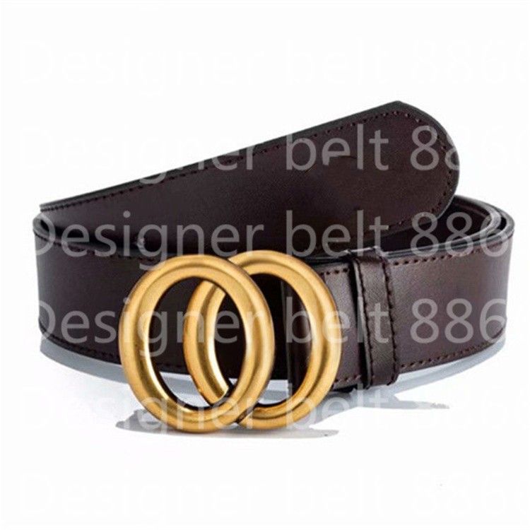 Brown +gold buckle