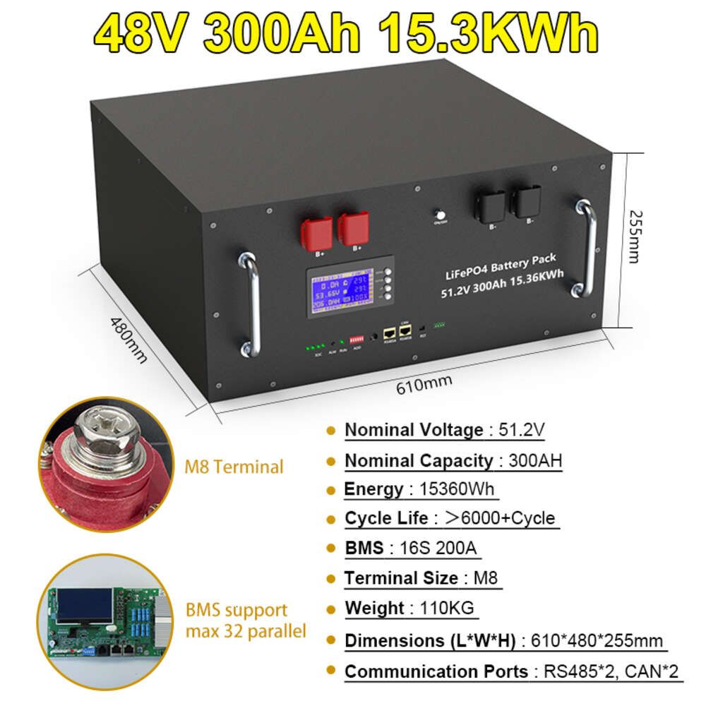 48 V 300AH 15KWH