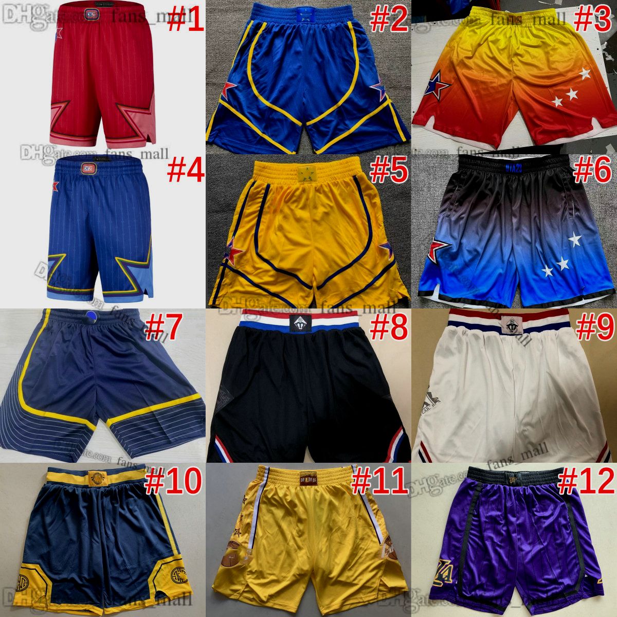 Gedrukte shorts