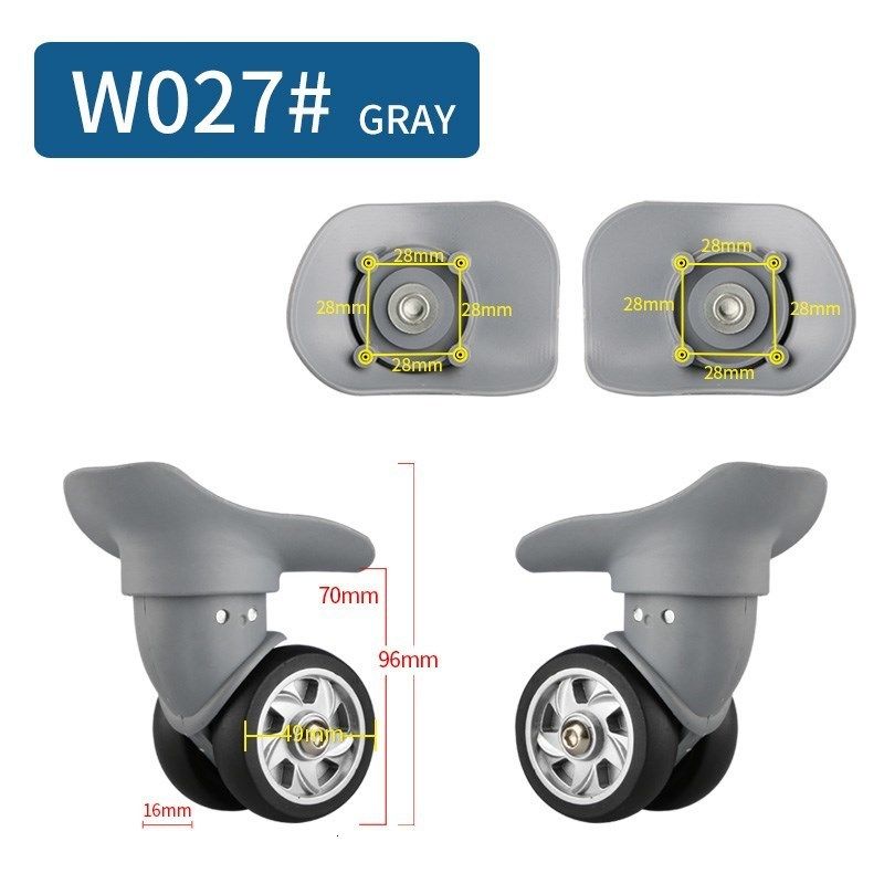 W027 Gray(2pcs)