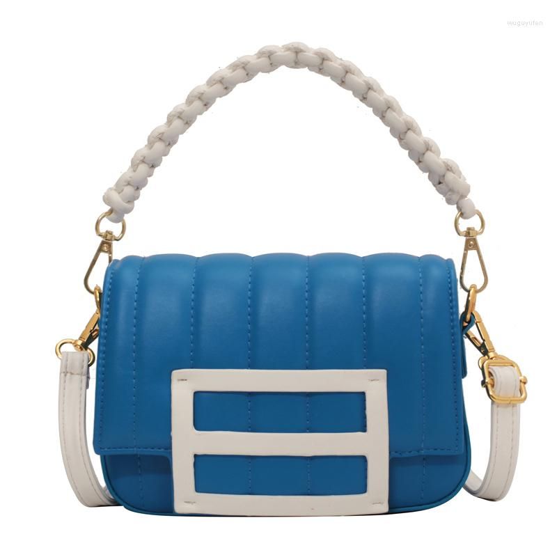 Blue Shoulder Bag