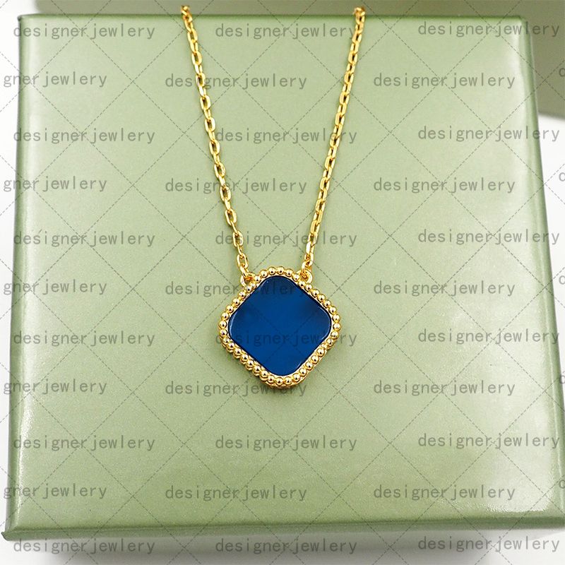 necklace gold+blue