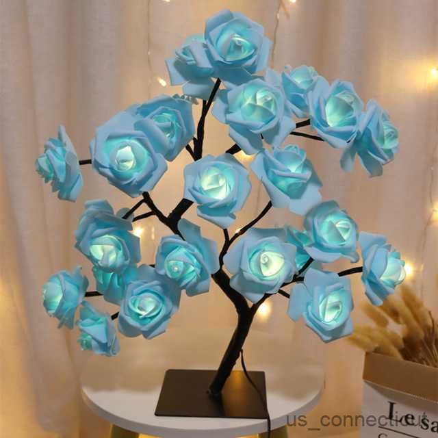 24leds Blue Rose