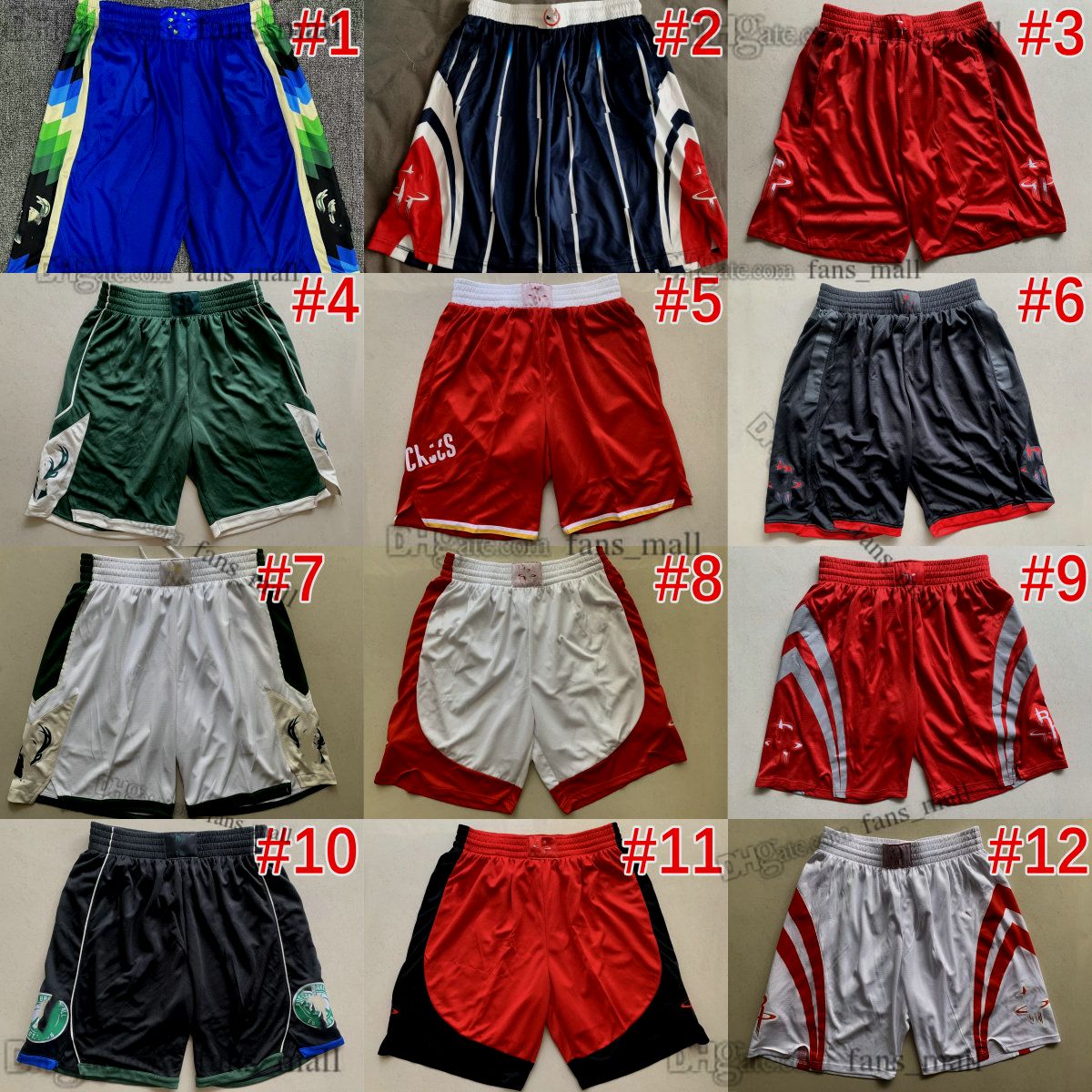 Gedrukte shorts