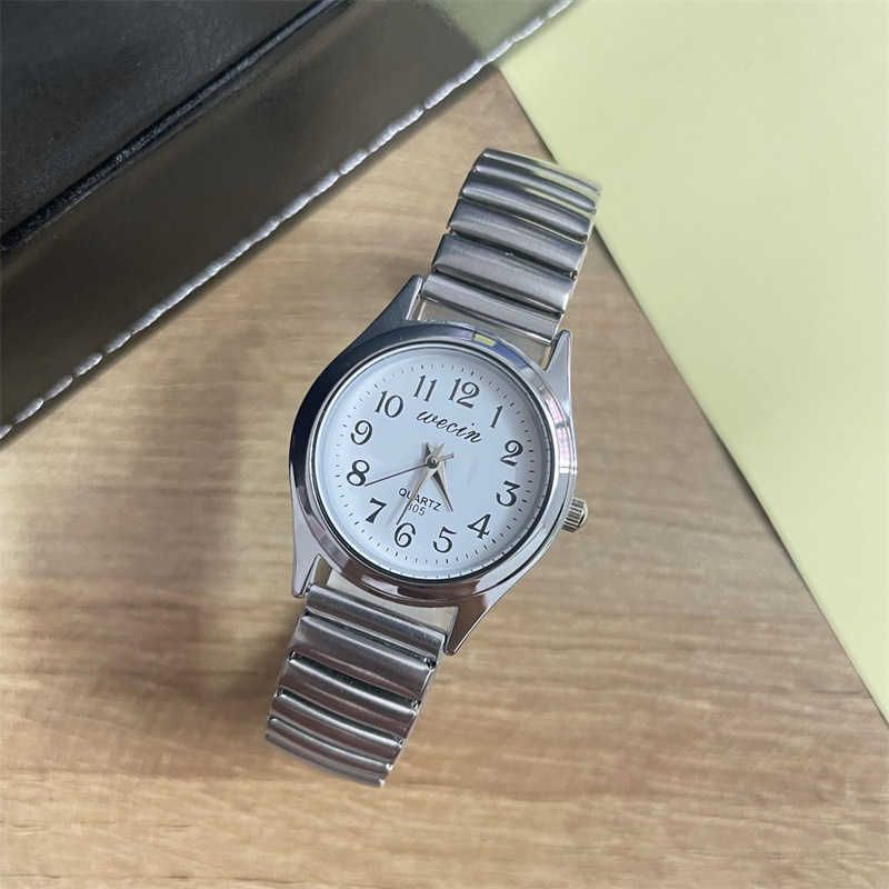 Silver Band White Face Women#039; s Watch