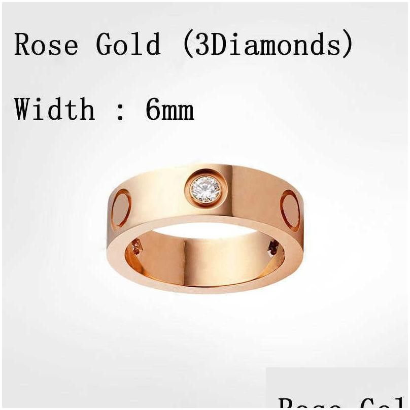 Diamanti in oro rosa (6 mm)