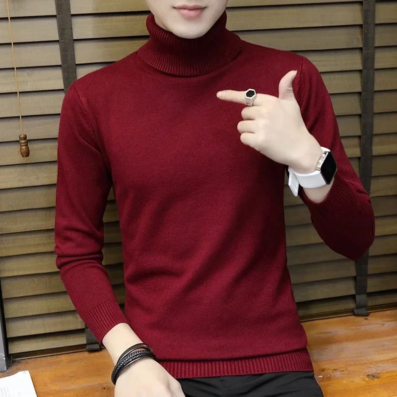 Turtleneck vermelho