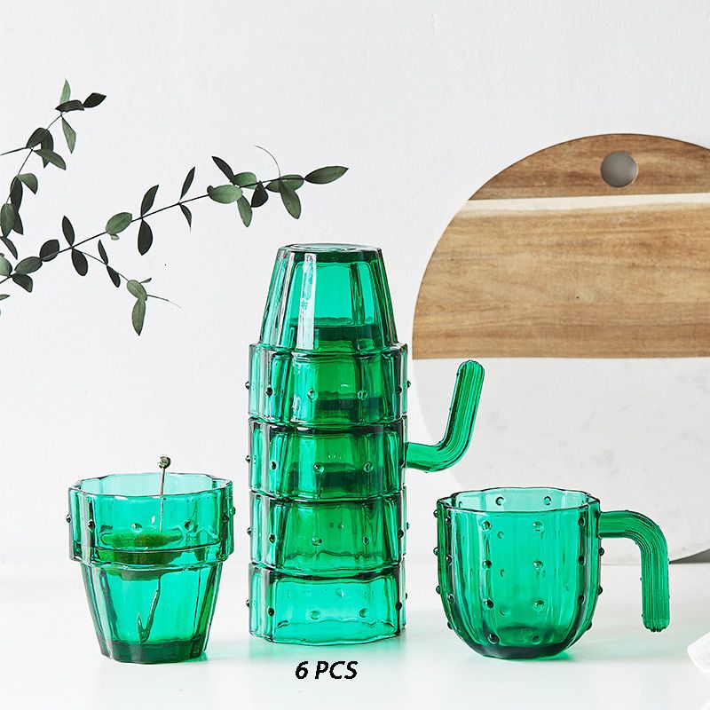 green 6 pcs