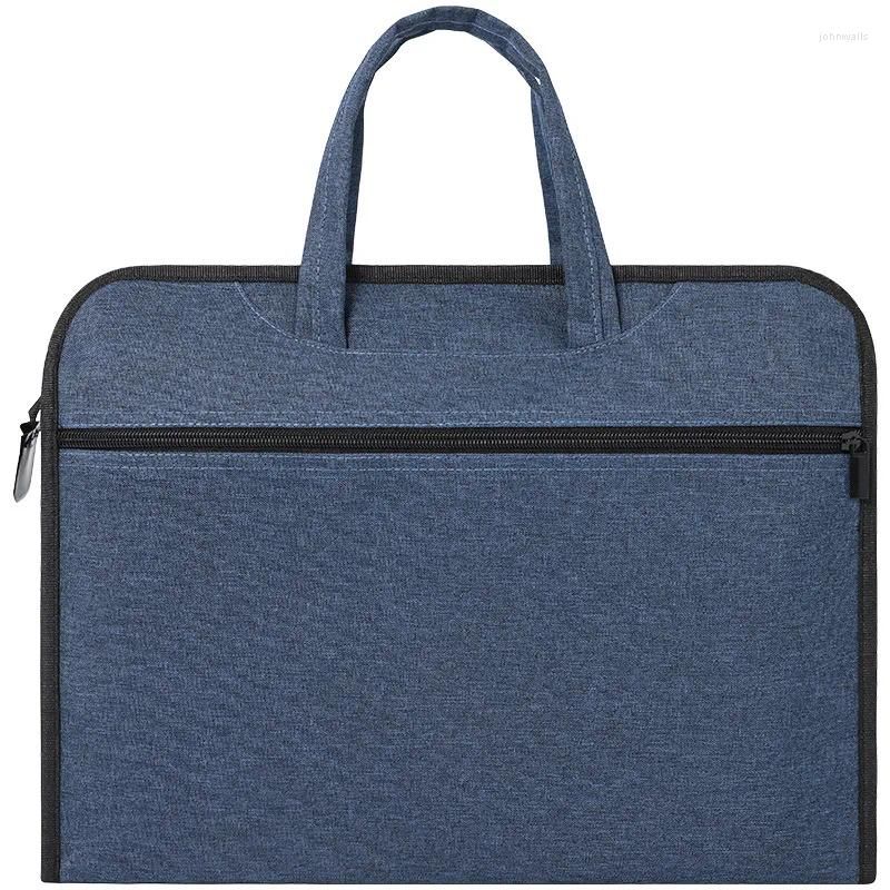 Blaue Computertasche