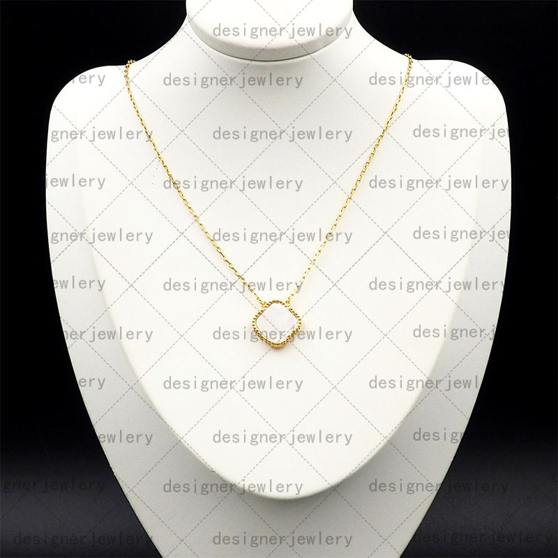 necklace gold+white