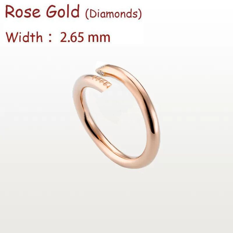 Rosengold-Nail-Ring (Diamanten)