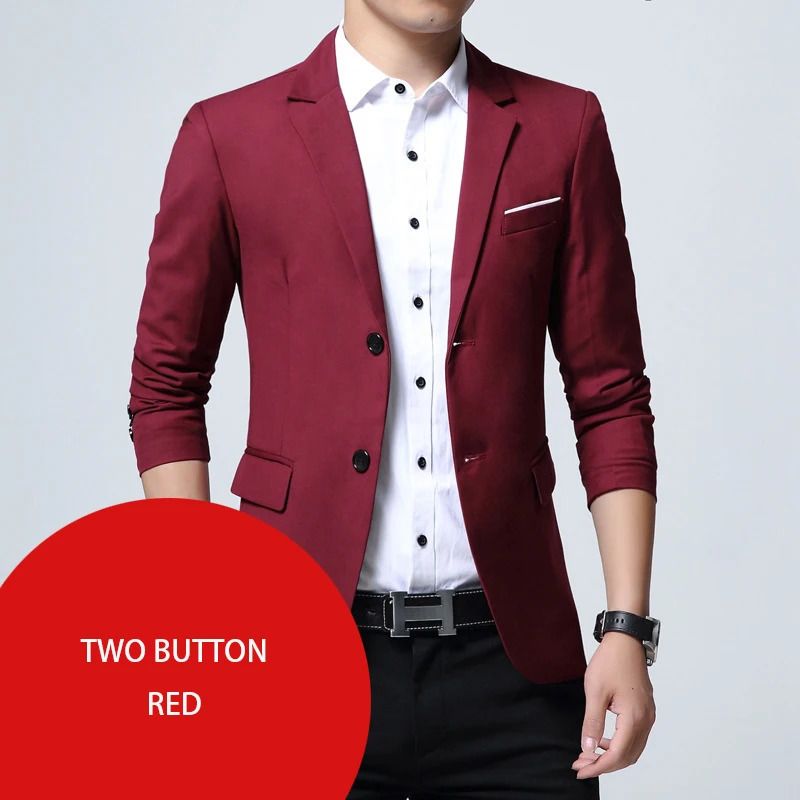 two button red