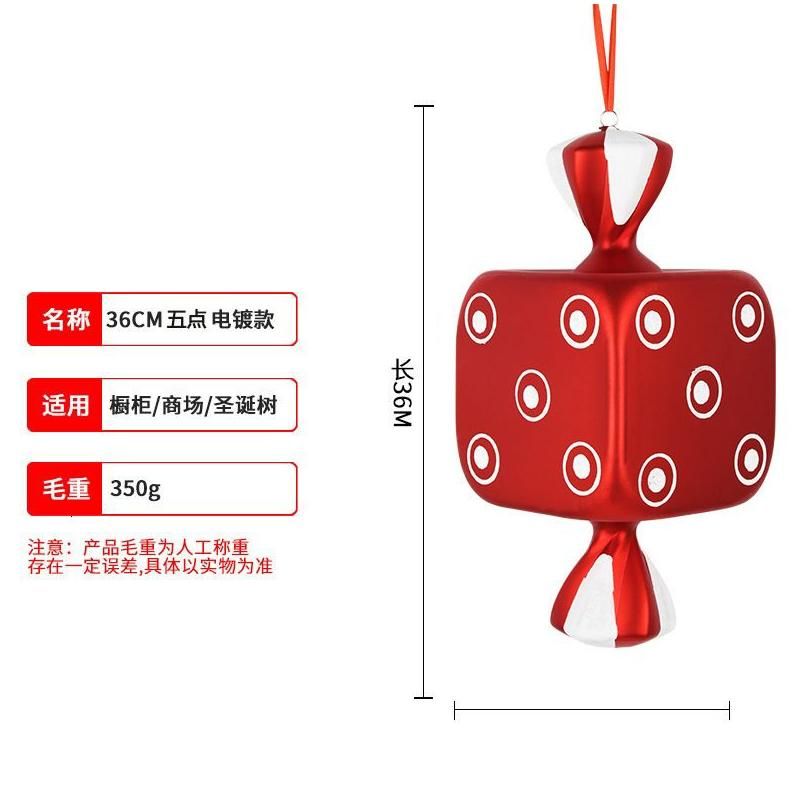 36 cm galwanizowane 5-punktowe cukierki (1 pi