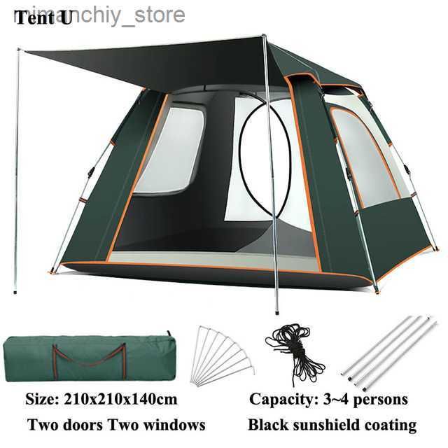 Tent u 2.1m Black