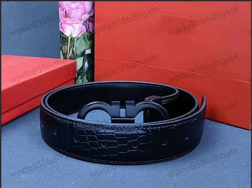 16# Black buckle+Alligator pattern