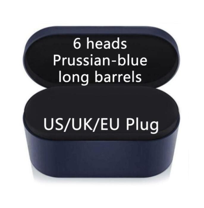 6 heads Prussian-blue long barrels